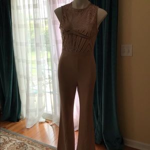 Windsor blush pink sequined jumpsuit